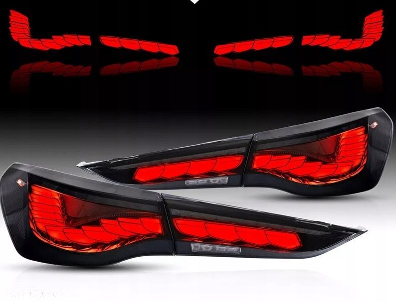 Lampy tyl ne kpl Vland Full Led Neon Oled Tuning Bmw 4 g22 g23 g26 g82 20- - 1