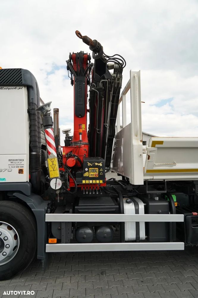 Volvo FMX 370 / 6X4 / TIPPER + FASSI F165XP HDS / MAX. CAPACITATE DE RIDICARE 5200 KG / COMANDĂ RADIO / HAYON LATERAL HIDRAULIC - 22