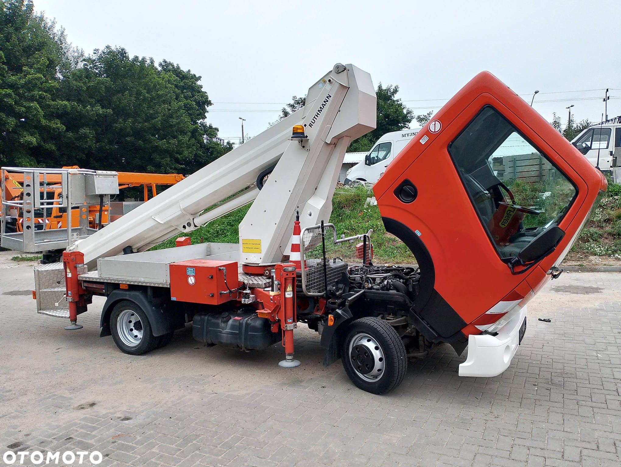 Nissan Podnośnik Koszowy Ruthmann TB 270 27Metró  15W Bok Zwyżka Stan Idealny jak Wumag GSR Multitel - 8