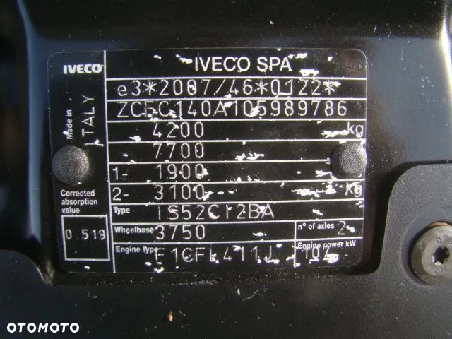 Iveco DAILY 40 C 15 3.0TDI 3.5T DMC WINDA 1000KG1000KG - 20