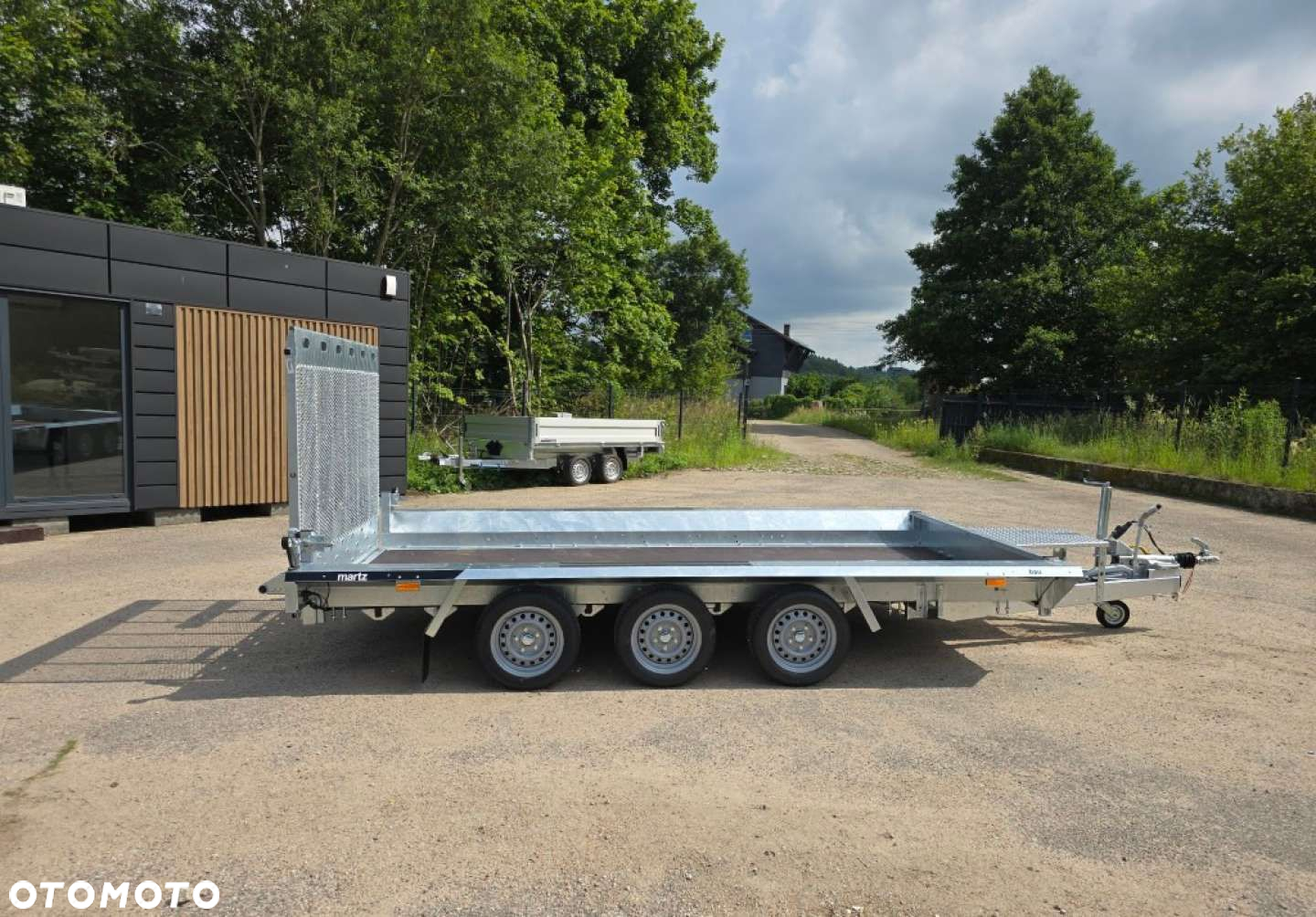 Martz Przyczepa do przewozu minikoparki Martz Bau 3 3500 kg 400 x 183 cm - 8