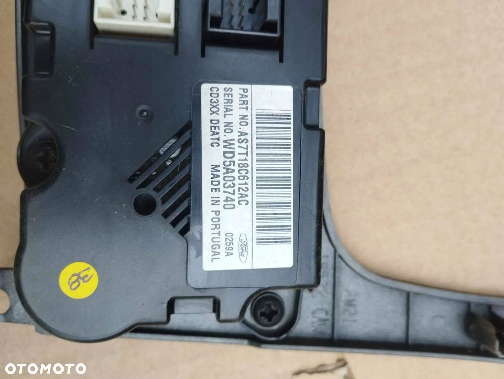 ramka radia z panelem klimatyzacji ford s-max mk1 lift - 3