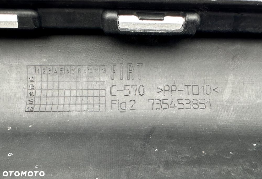 FIAT CROMA 2 II Lift 2008 - 2011 SPOILER DOKŁADKA ZDERZAK PRZÓD ORYGINAŁ OE - 8
