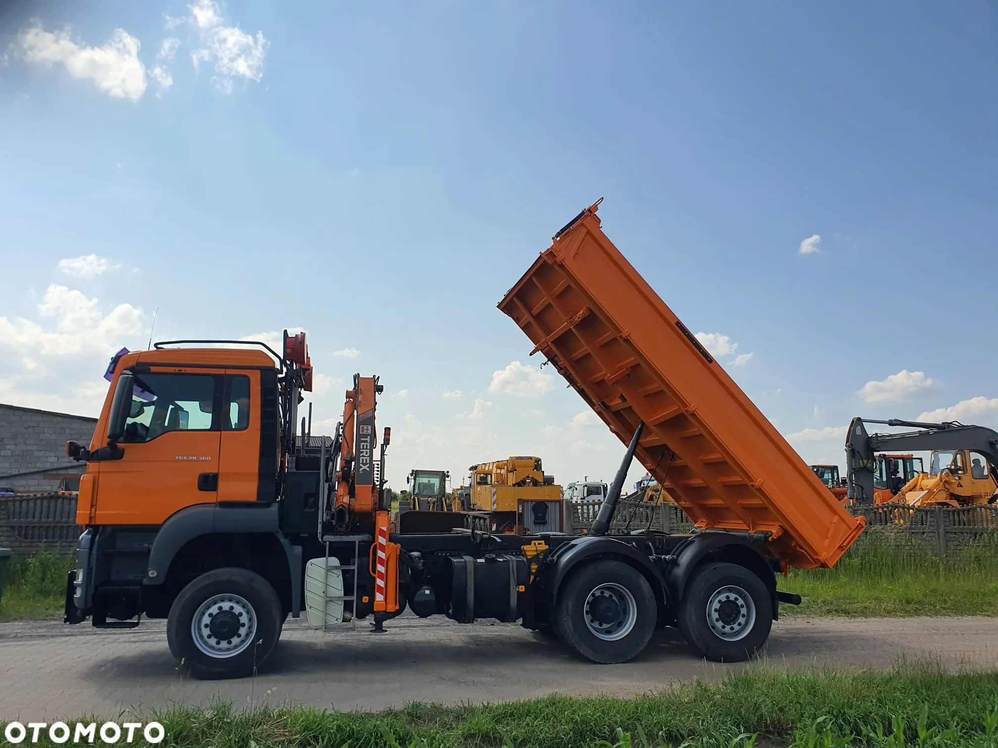 MAN TGS360 6x4  na Przednie koła ,blokada mostów HDS TEREX  65.2-A2L - 14