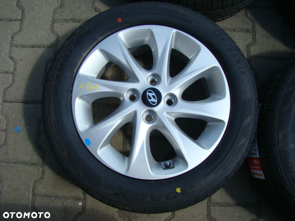 a168 4x100 Hyundai I20 Bayon 6Jx15 Lato niemontowane 185/60 R15 - 5