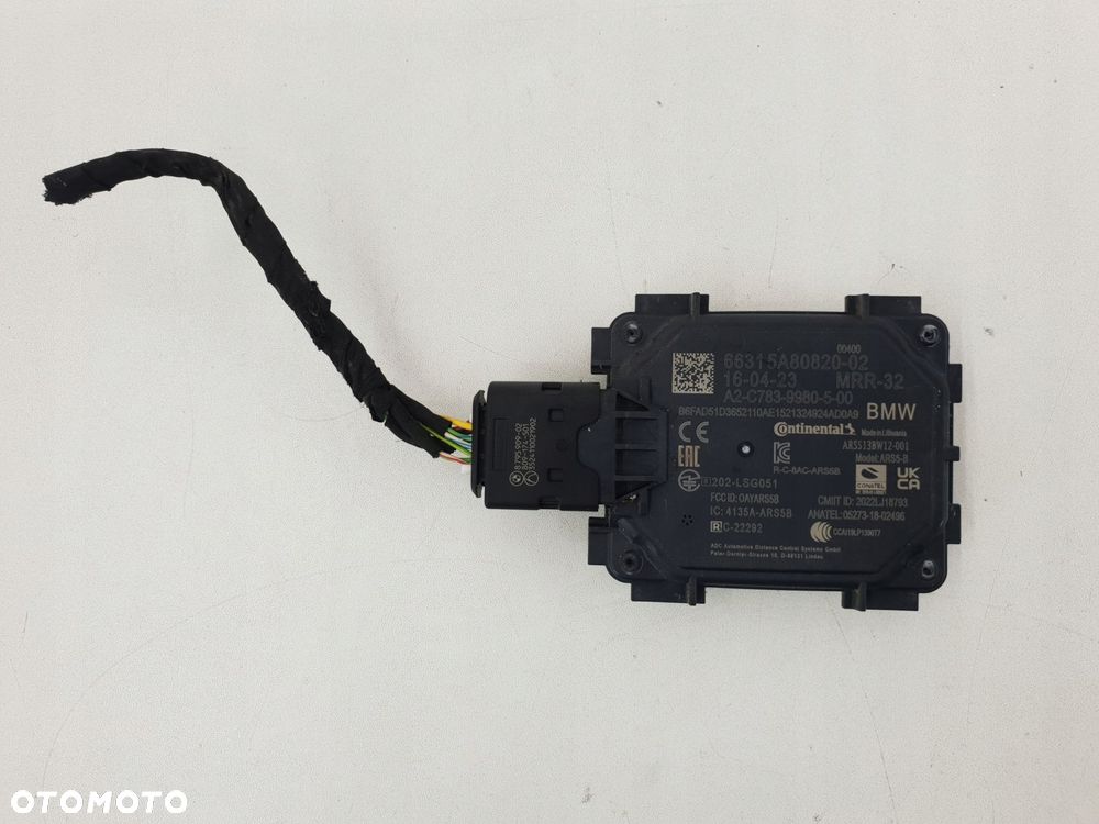 bmw 2 u06 moduŁ radar dystronic 5a80820