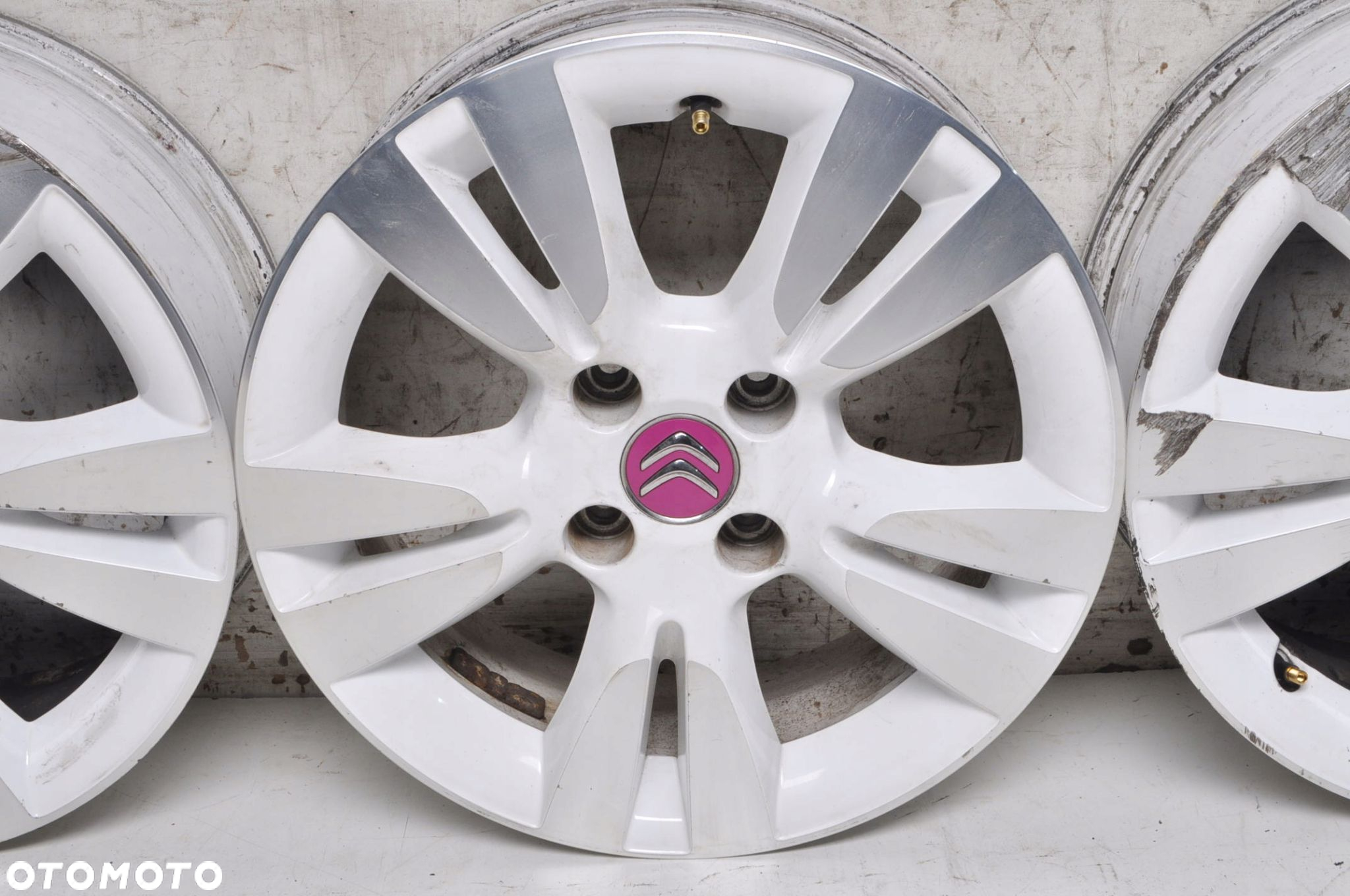 CITROEN  FELGI ALUMINIOWE 9688118277 R16 6J 4X108 ET22 KOMPLET - 4