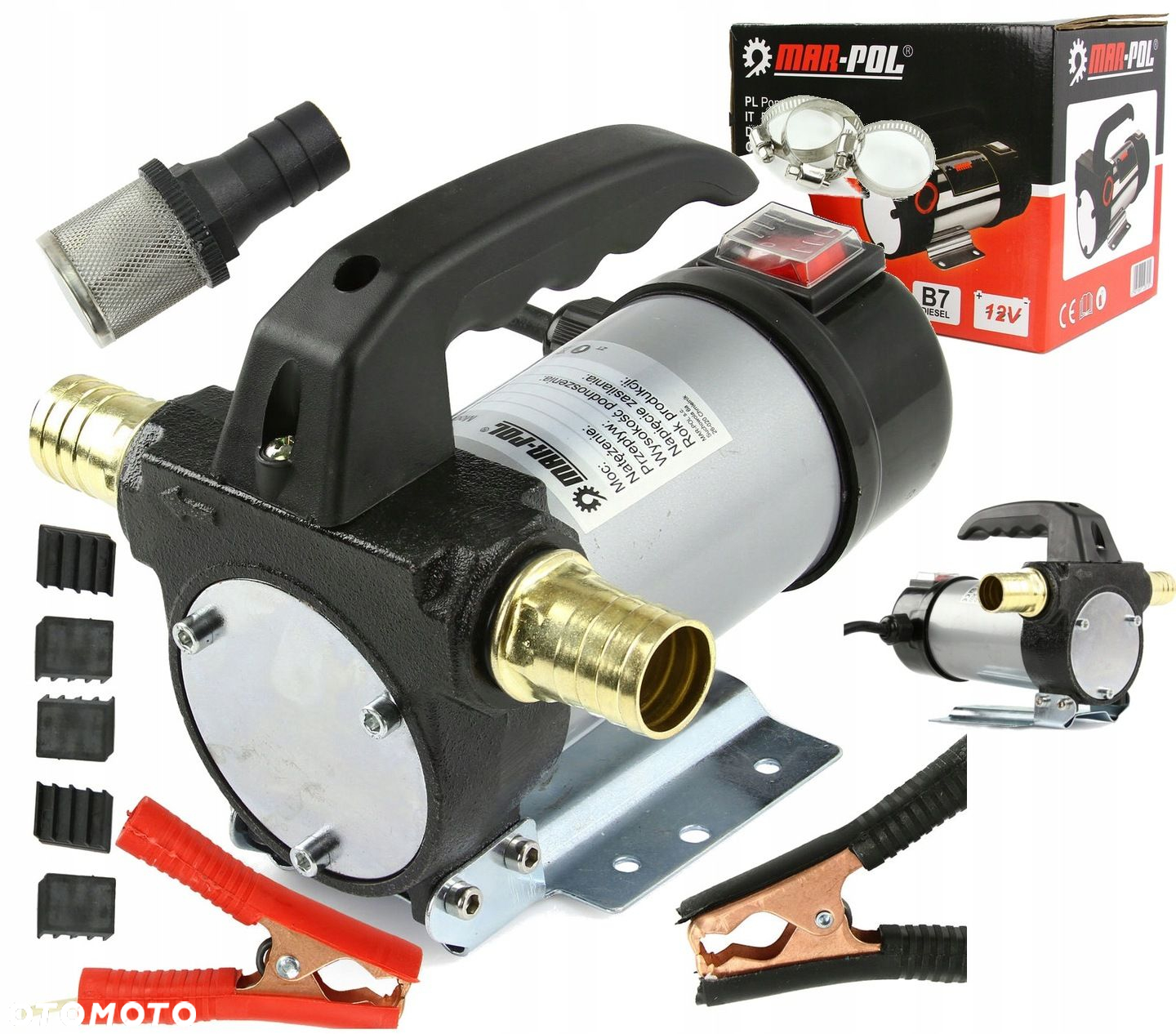 DYSTRYBUTOR POMPA DO SPUSZCZANIA PALIWA ROPY OLEJU NAPĘDOWEGO 12V MINI CPN - 10