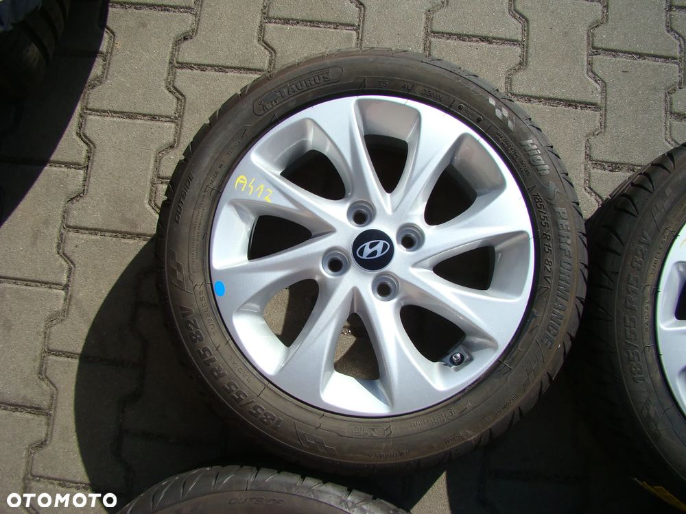 a412 4x100 Kia Picanto Hyundai I10 6Jx15 Lato 185/55 R15 niemontowane - 5