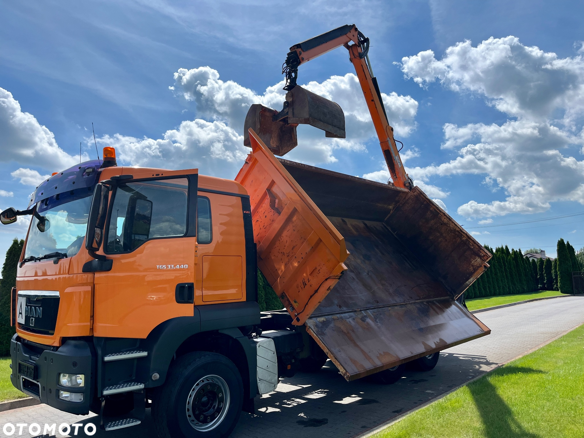 MAN Tgs 33.440 6x4 E5 Meiller 2S hydroburta Hds Penz - 12