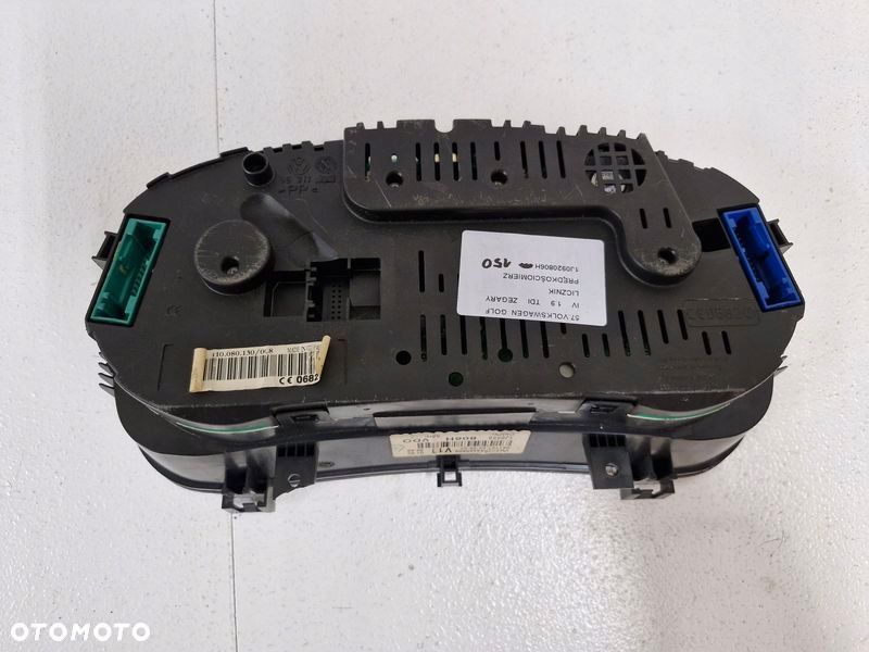 volkswagen golf 4 iv 1.9 tdi licznik zegary obrotomierz prędkościomierz - 6