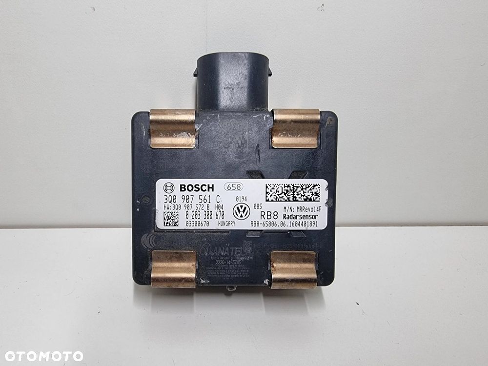 RADAR SENSOR DISTRONIC VW PASSAT B8 AUDI SEAT SKODA 3Q0 - 1