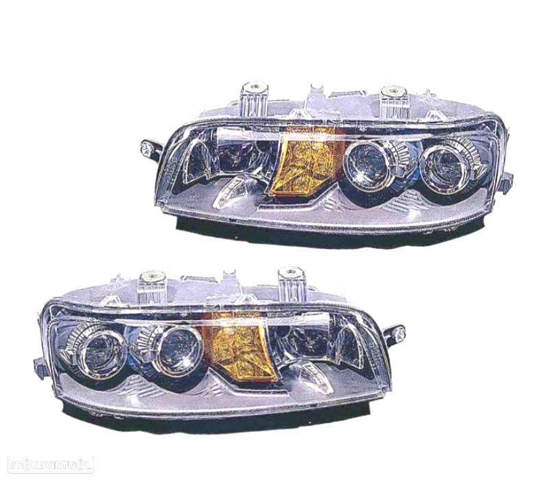 FARÓIS OPTICAS COM LUZ DE NEVOEIRO PARA FIAT PUNTO 99-03 - 1