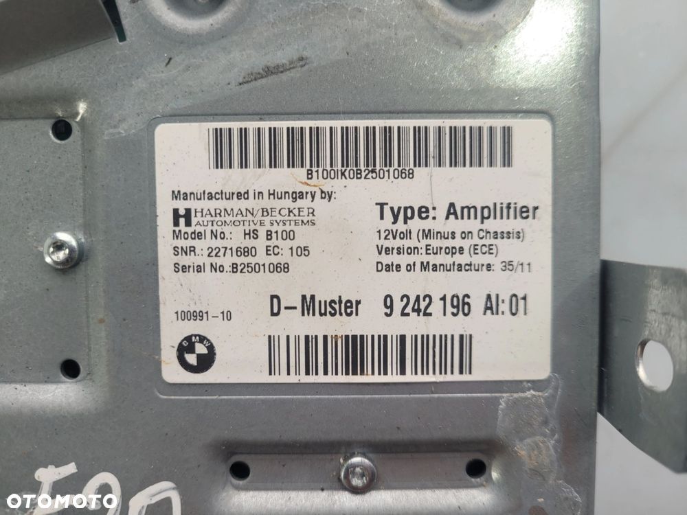 WZMACNIACZ HARMAN KRADON BMW F20 F21 9242196 - 2