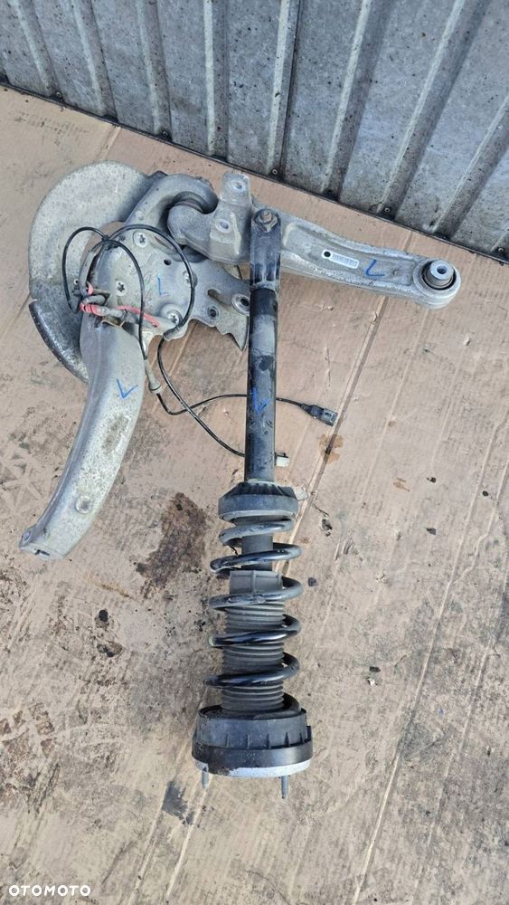 zwrotnica piasta lewy przód wahacz amortyzator jaguar xe x760 kpl gx73-3k18 - 2