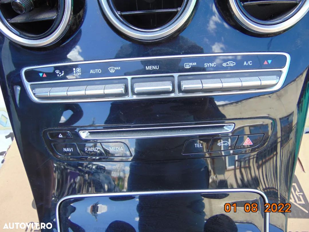 Panou control radio Mercedes C Class w205 GLC W253 panou radio navigatie X253 - 1