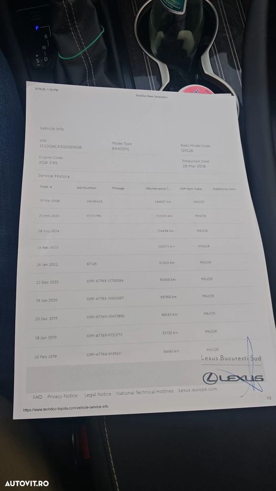 Lexus Seria RX 450hL (hybrid) Luxury Line - 12