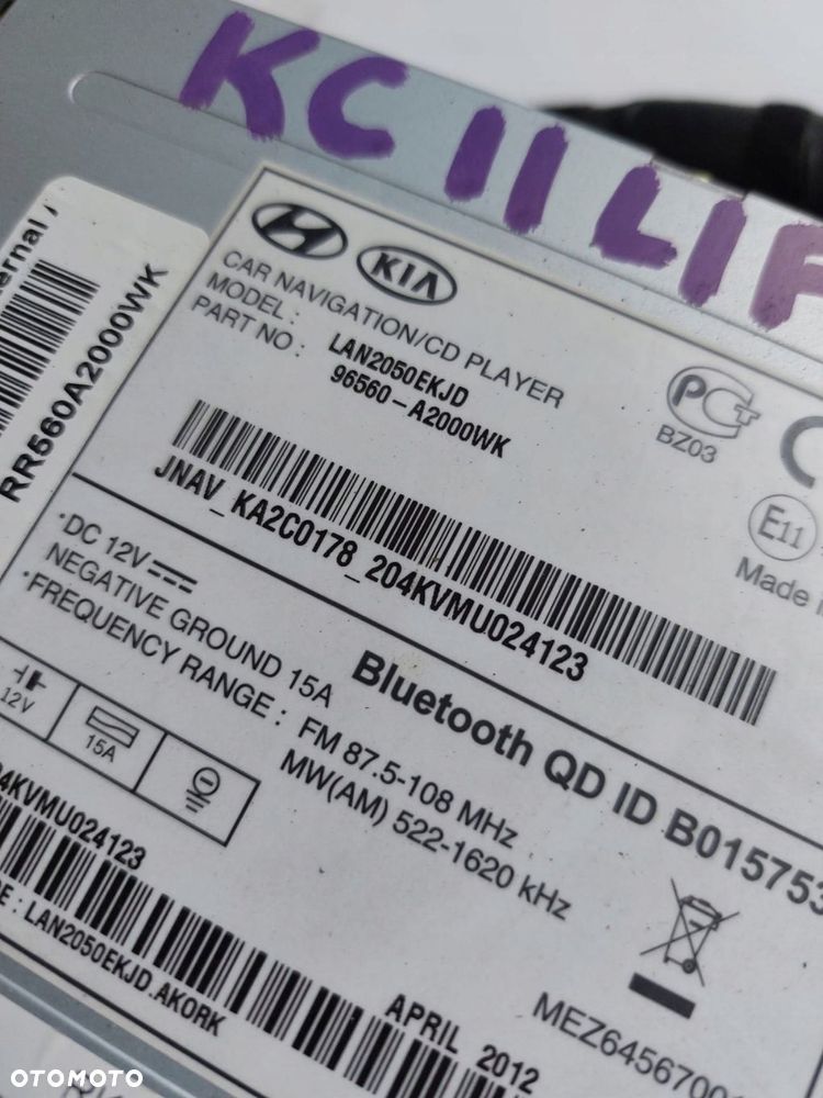 radio navigacja kia ceed ii 96560-a2000wk 2012- - 5