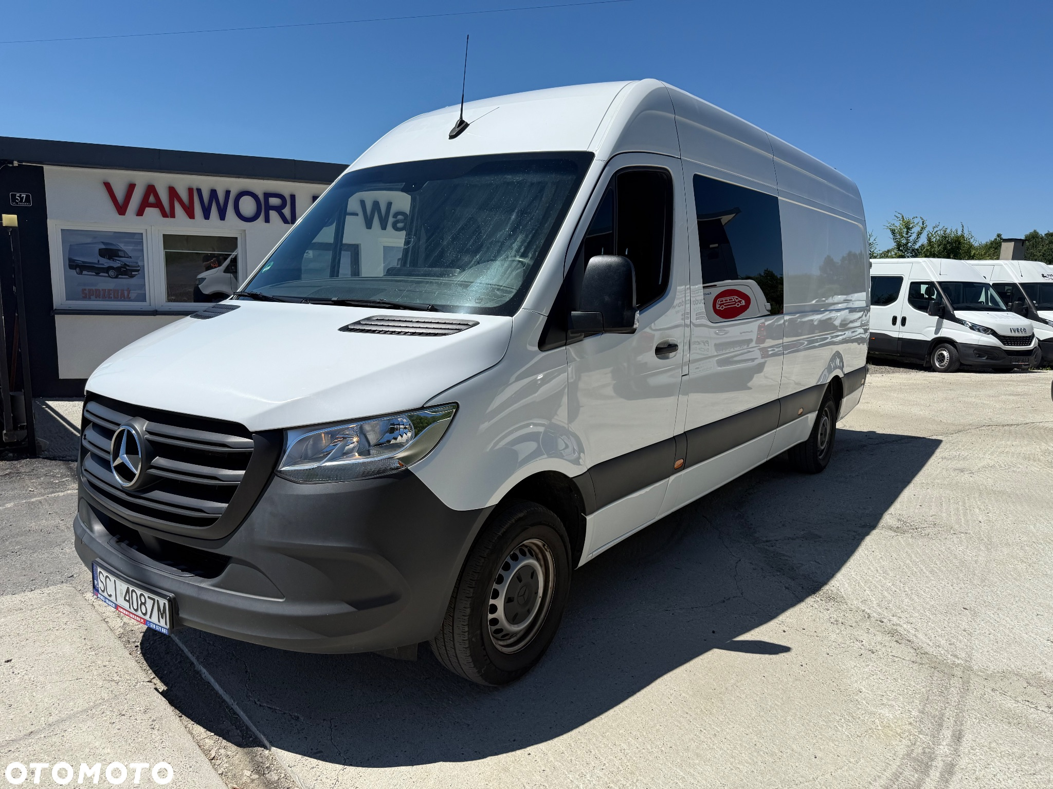 Mercedes-Benz SPRINTER  BRYGADÓWKA 7 OSOB FULL POCJA KAMERY 360 - 9