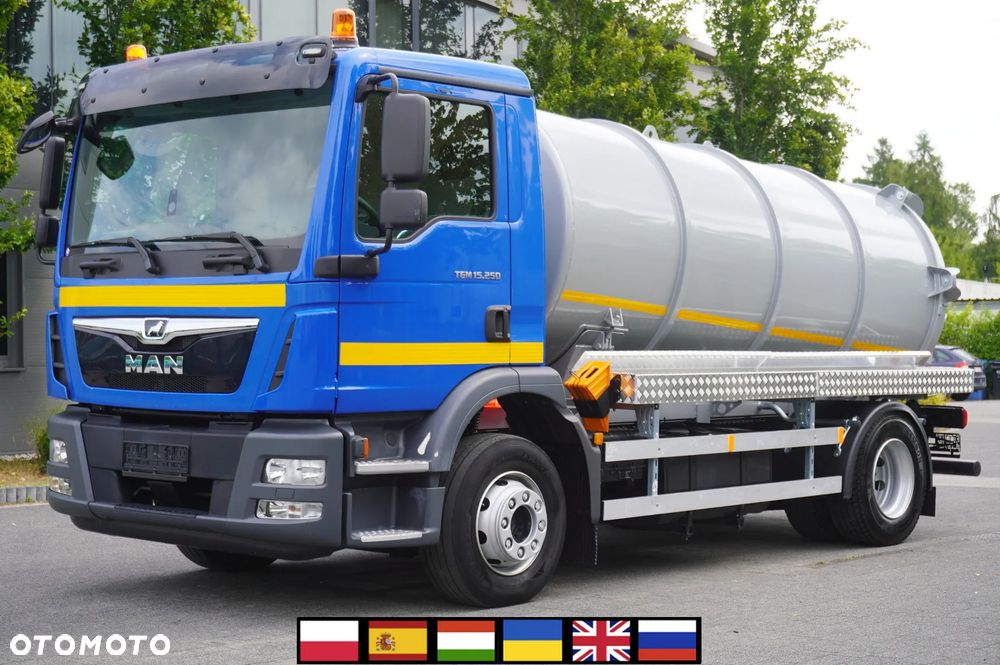 MAN TGM 15.250 / Zabudowa NOWA beczka asenizacyjna (07/2025) 8000 l / 160 tys. km!_233043 - 1