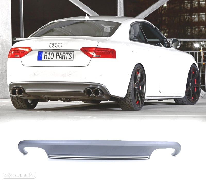 DIFUSOR AUDI A5 12-16 COUPE CABRIO LOOK S5 - 1