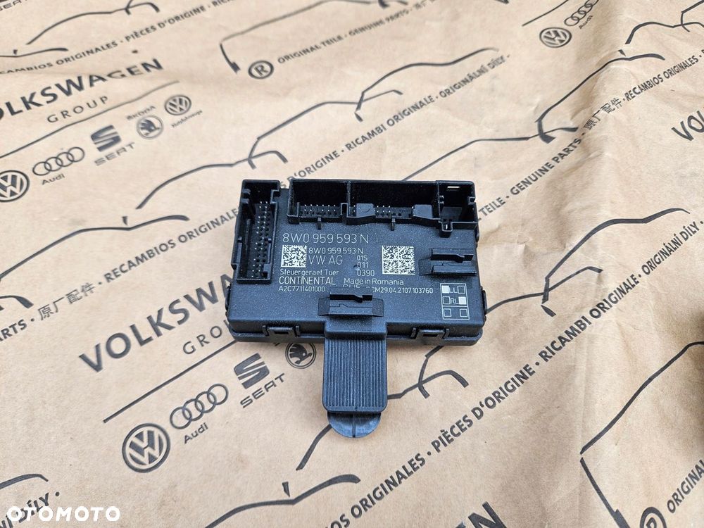 AUDI OE MODUŁ STEROWNIK DRZWI LEWY TYŁ 8W0959593N - 1