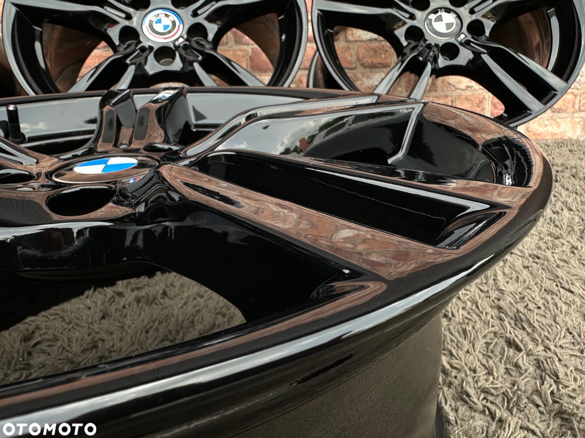 Czarne oryginalne felgi BMW 18 5x120 3 F30 F34 E90 4 2 E46 Z3 Z4 F10 F20 E87 styling 400 M pakiet 8j ET34 8.5j ET47 441 alufelgi Black piano 7845880 - 17