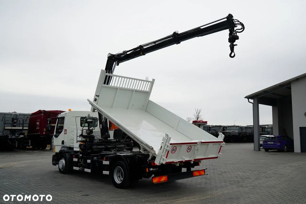 Renault D12  / WYWROTKA 3 STRONNA / HYDROBURTA / HDS HIAB 077 BS2  / ROTATOR / PILOT / EURO 6 - 4
