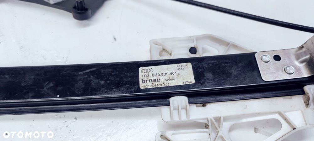 MECHANIZM SZYBY LEWY TYŁ AUDI Q3 8U0839461 - 2