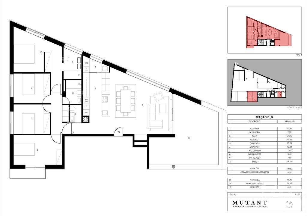 Apartamento T4 em Gondomar, Valbom e Jovim de 141,89 m2 - Grande imagem: 2/30