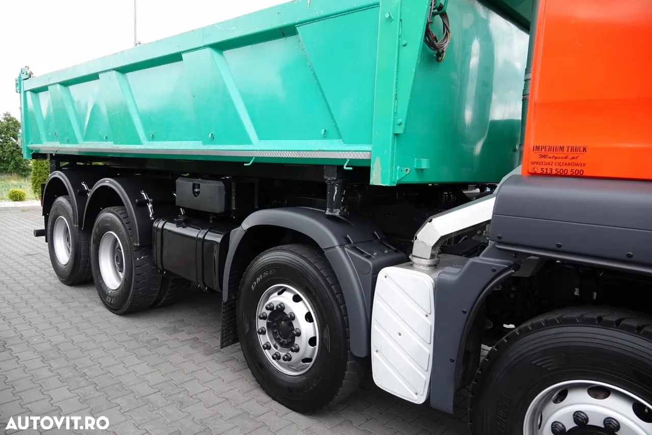 MAN TGS 35.400 / 8X4 / BASCULĂ 2 LATURĂ / HYDROBURT / BORDMATIC / EURO 5 - 20