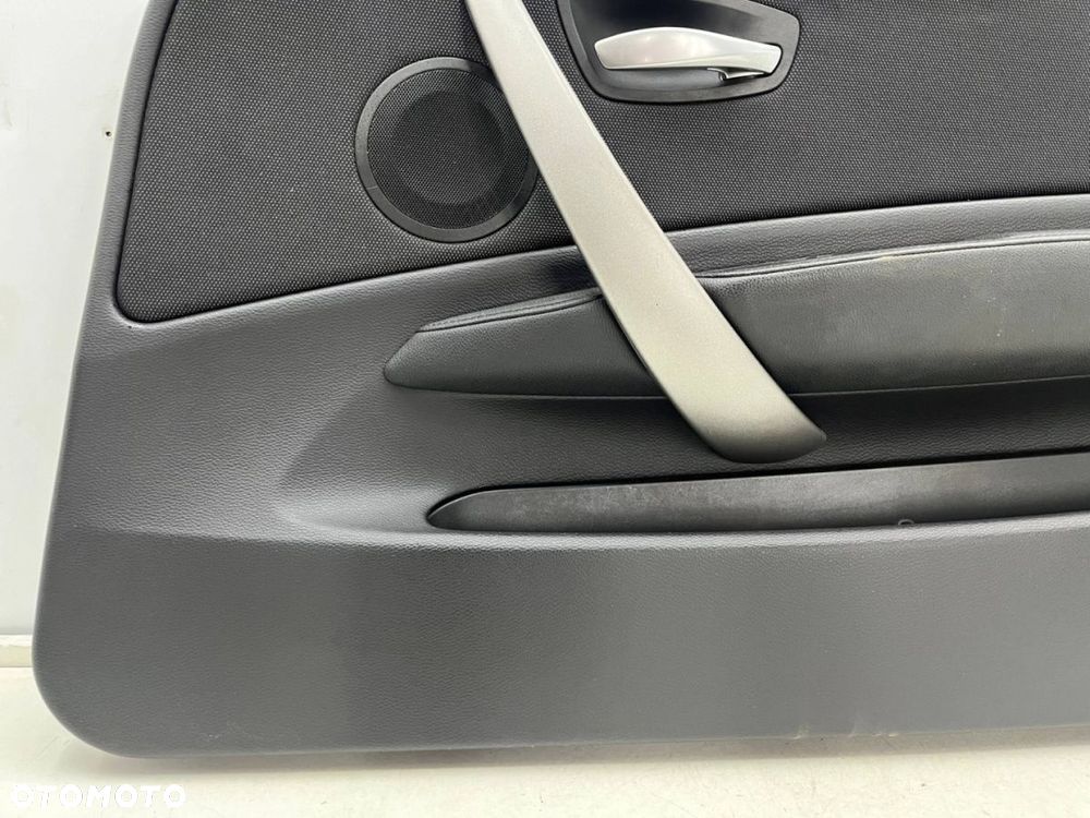 Tapicerka BMW E81 3Drzwi E82 Coupe 04-11r. boczek drzwi prawych przednich pasażera prawy przód - 10