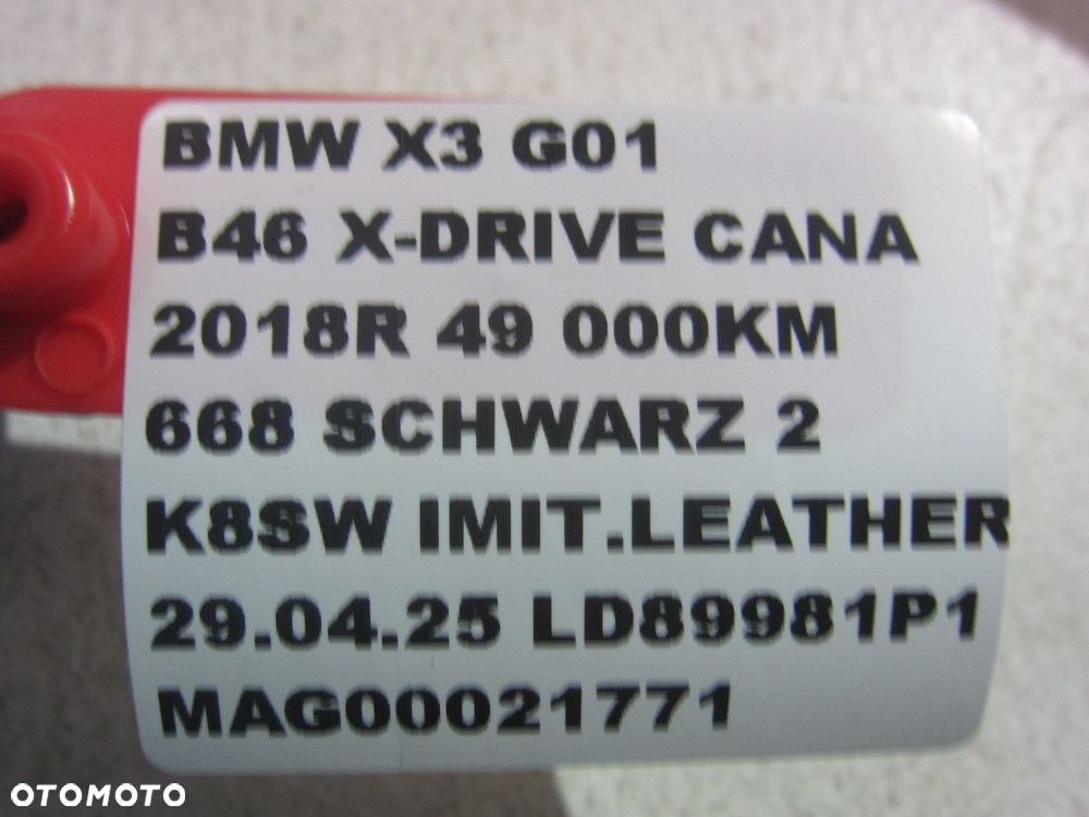 BMW X3 G01 X3 X4 G02 PÓŁOŚ PRAWA PRZEDNIA PRZÓD XDRIVE 31608643184 8643184 - 9