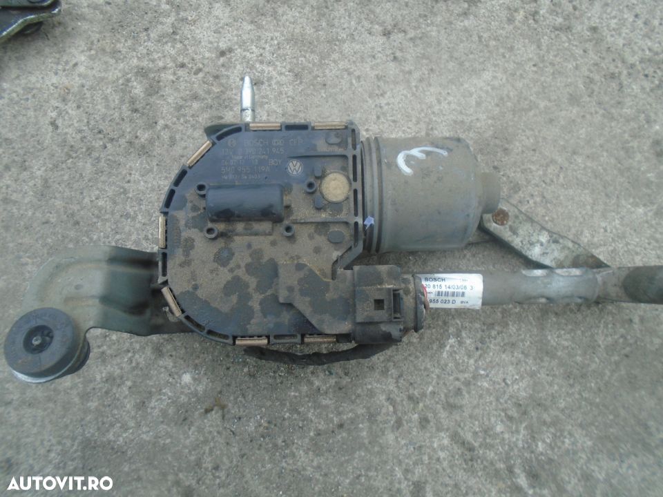 Ansamblu stergatoare cu motoras stanga dreapta Volkswagen Golf 5 plus din 2008 - 1