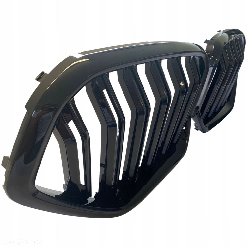 BMW X6 G06 2019-2022 atrapa chłodnicy zderzaka NERKI GRILL przód czarne - 5