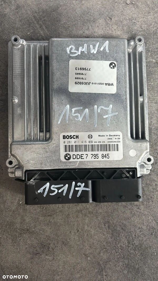 komputer silnika  BMW 1 E87 3 E90 7795845 0281011416   ORG    (151/7)