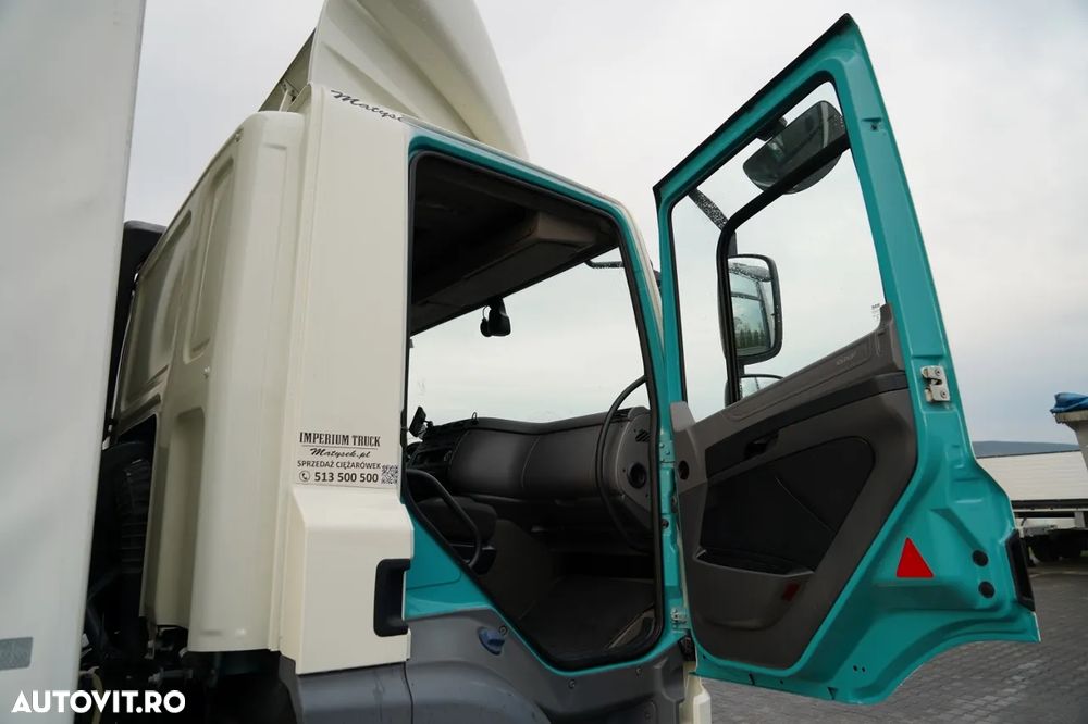 DAF CF 290 / 4X2 / SOLO / CORTINĂ 8M / HALOGEN DHOLLANDIA / PODEA REZISTENTĂ / EURO 6 - 37