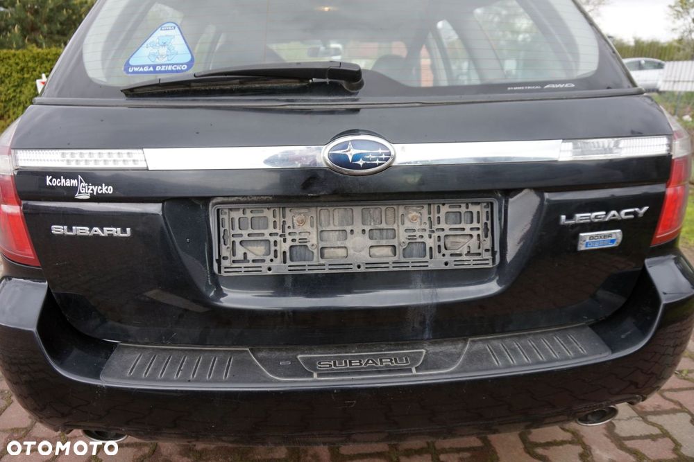 KLAPA BAGAŻNIKA TYLNA LEGACY IV BP LIFT KOMBI 32J  CZARNY SUBARU 2006-2009 - 5