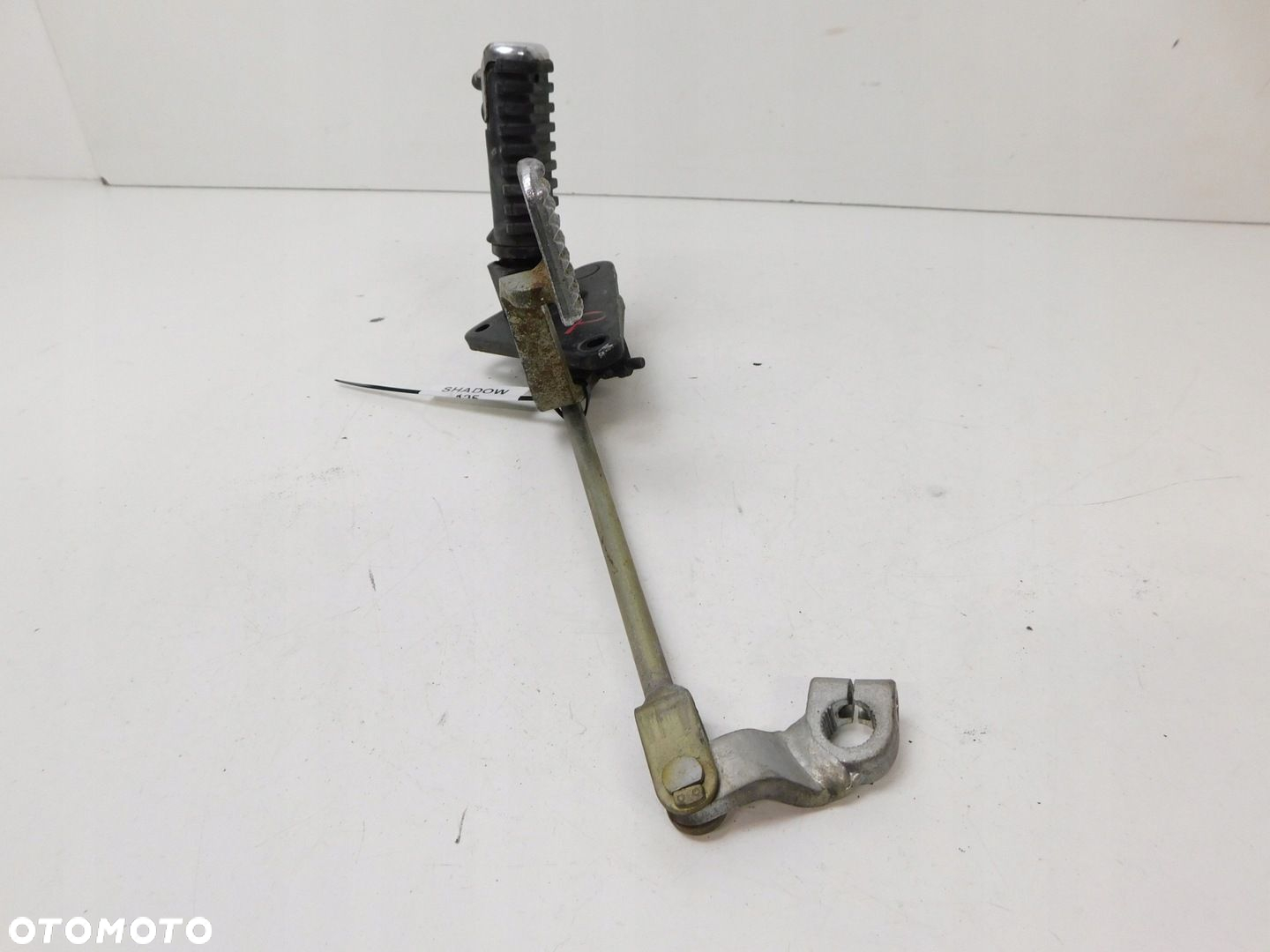 HONDA SHADOW 125 SET PODNÓŻEK KIEROWCY PRZÓD PRAWY  DŹWIGNIA HAMULCA TYŁ - 5