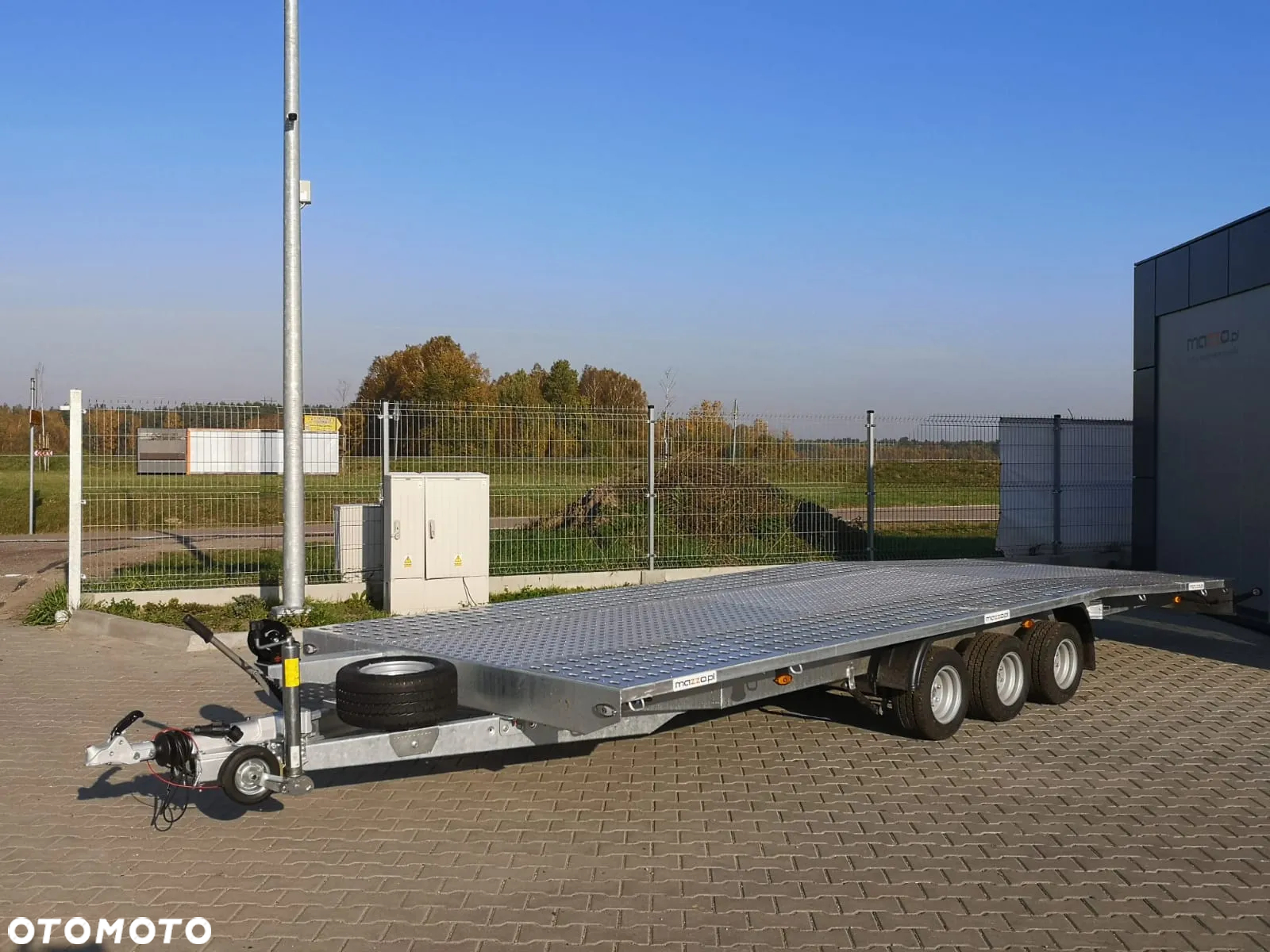 Boro Laweta 600x210cm DMC 3500 kg IDEALNA POD BUSY koło zapasowe, wciągarka i AMORTYZATORY - 11