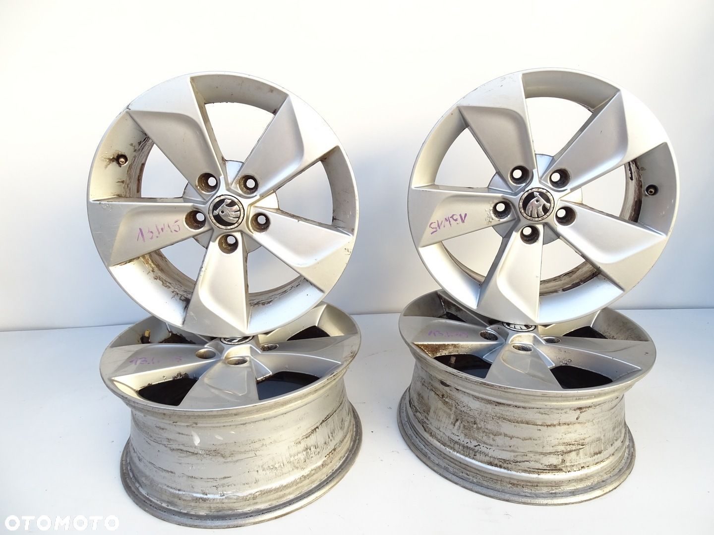 ALUFELGI 16 5x112 ET45 7 5L0601025E SKODA YETI OCTAVIA II SUPERB II 4x4 - 1