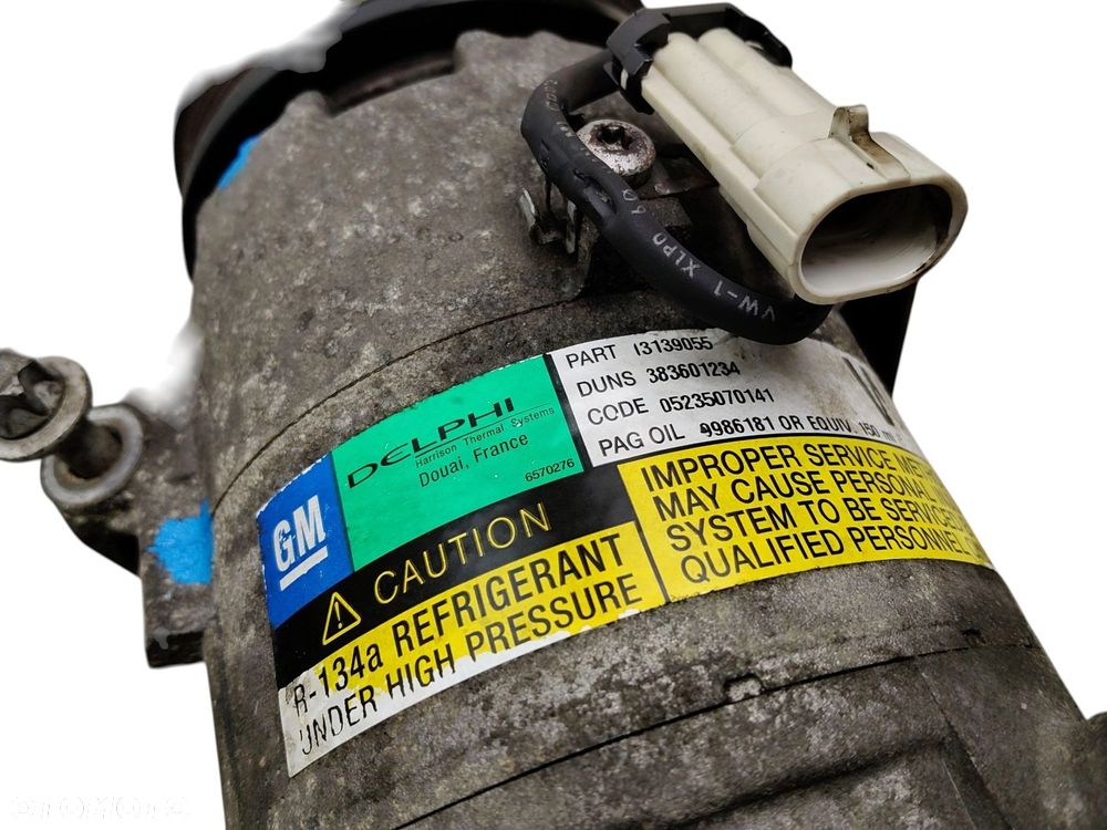 SPRĘŻARKA KLIMATYZACJI OPEL ASTRA H GTC (2005-2011) 2.0 T 200KM 13139055 - 2