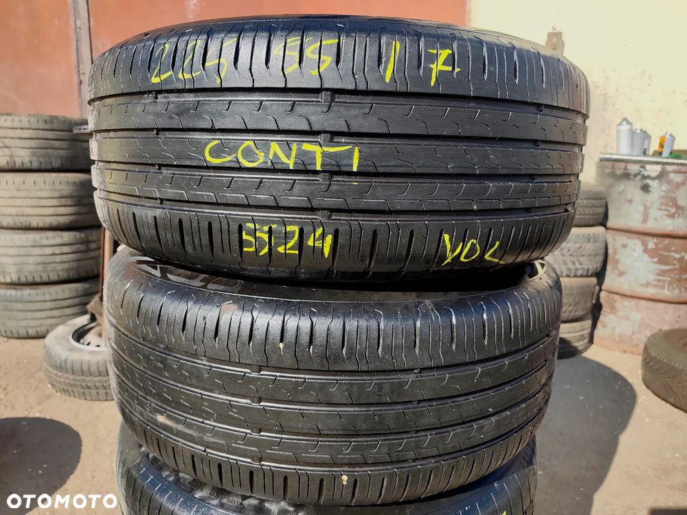 225/55R17 97W 101Y Opony Letnie Lato CONTINENTAL EcoContact 6 PremiumContact 6 5,5mm 24-22r. Legnica ALU-RAD 225/55 - 2