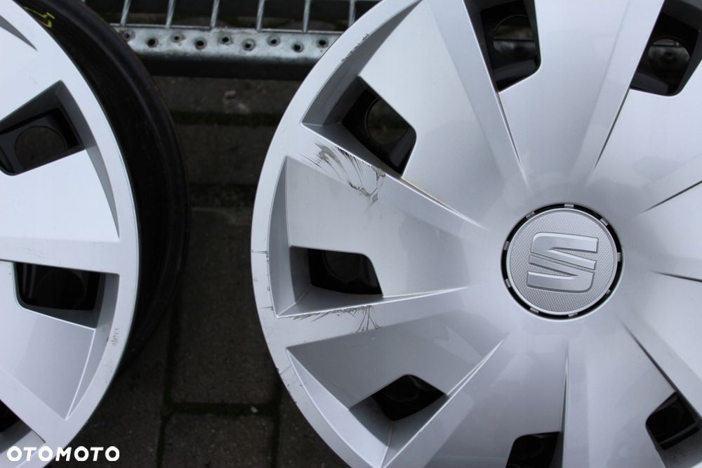 oryg seat 15cali 5x112 et43 6j kołpaki altea leon - 6