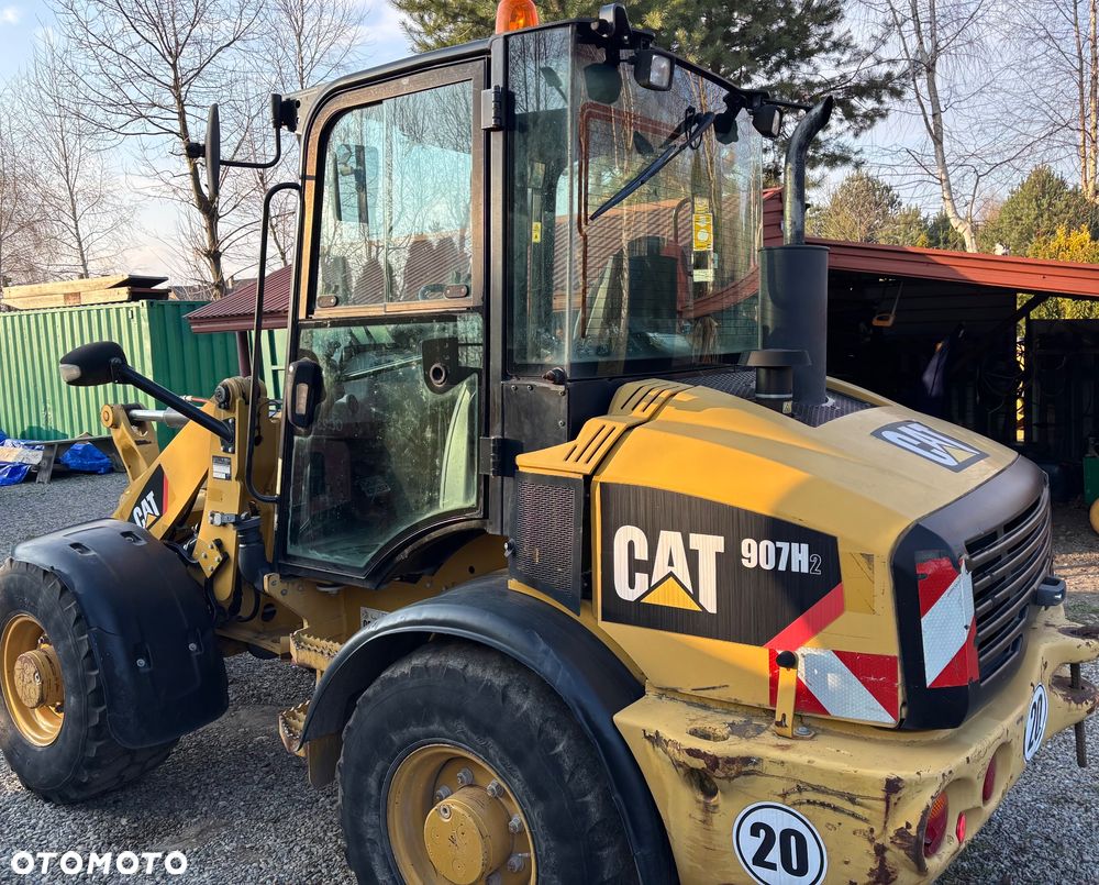 Caterpillar 907H2 rekin 4x4 łyzka dzielona z niemiec - 4