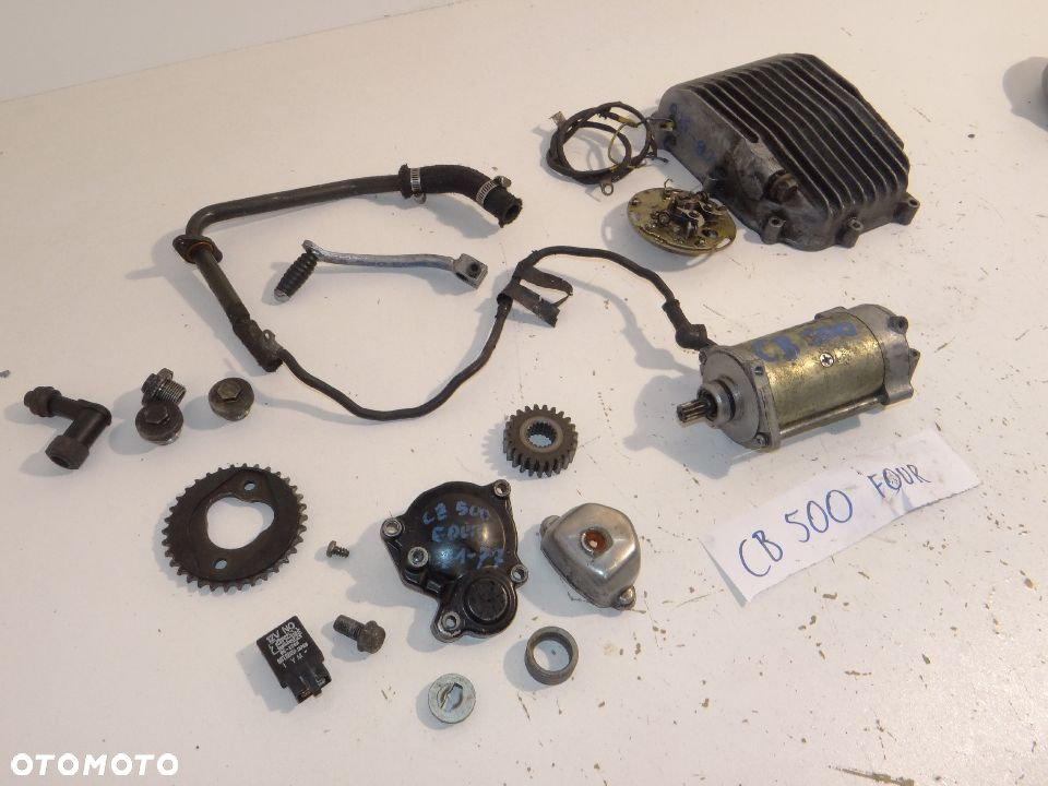 Honda CB 400 500 K Four przekaźnik impulsator alternator rozrusznik wałek rozrządu głowica dźwigienk - 5