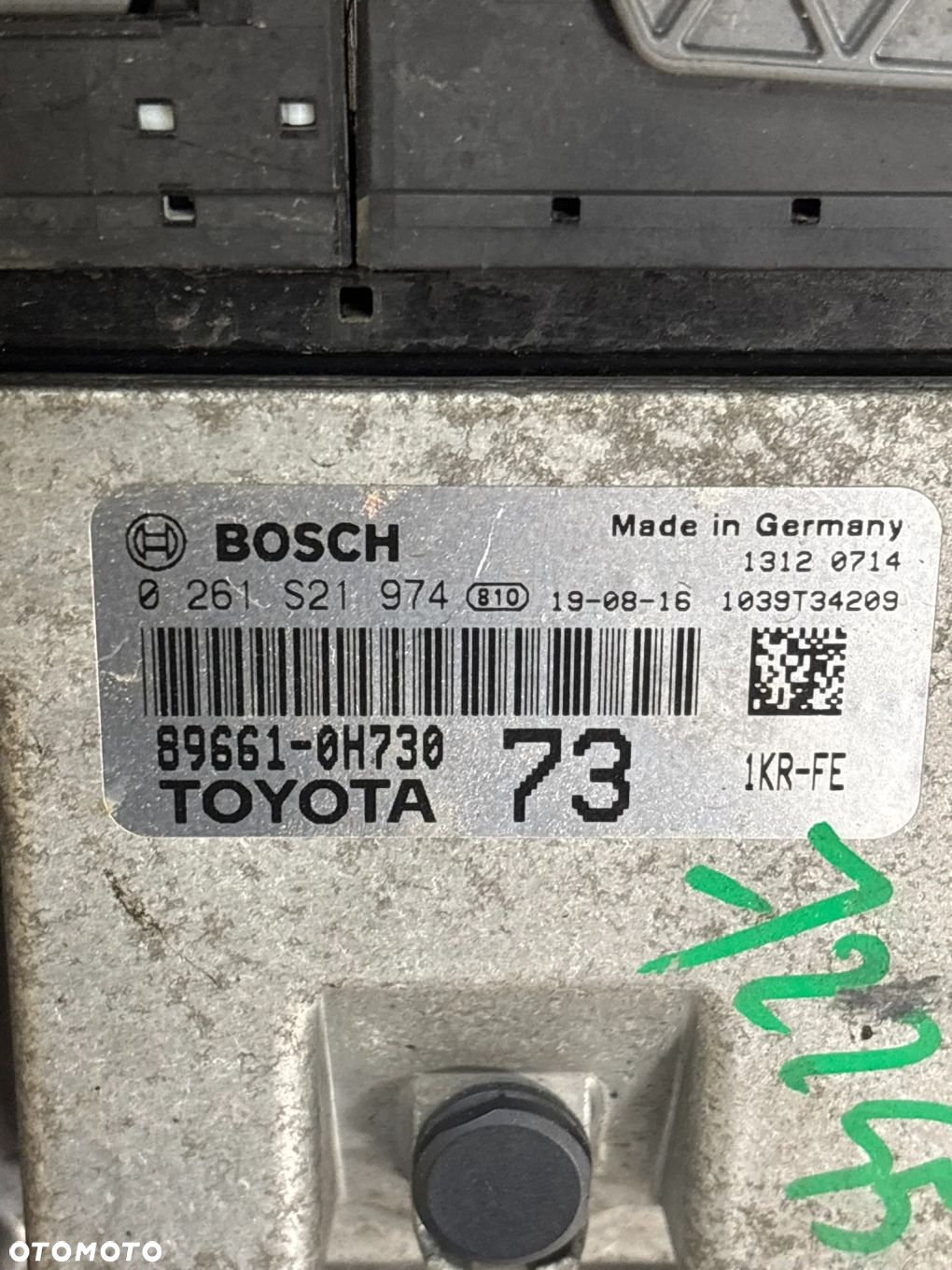 KOMPUTER SILNIKA PEUGEOT CITROEN AYGO 89661-0H730 0261S21974 - 3