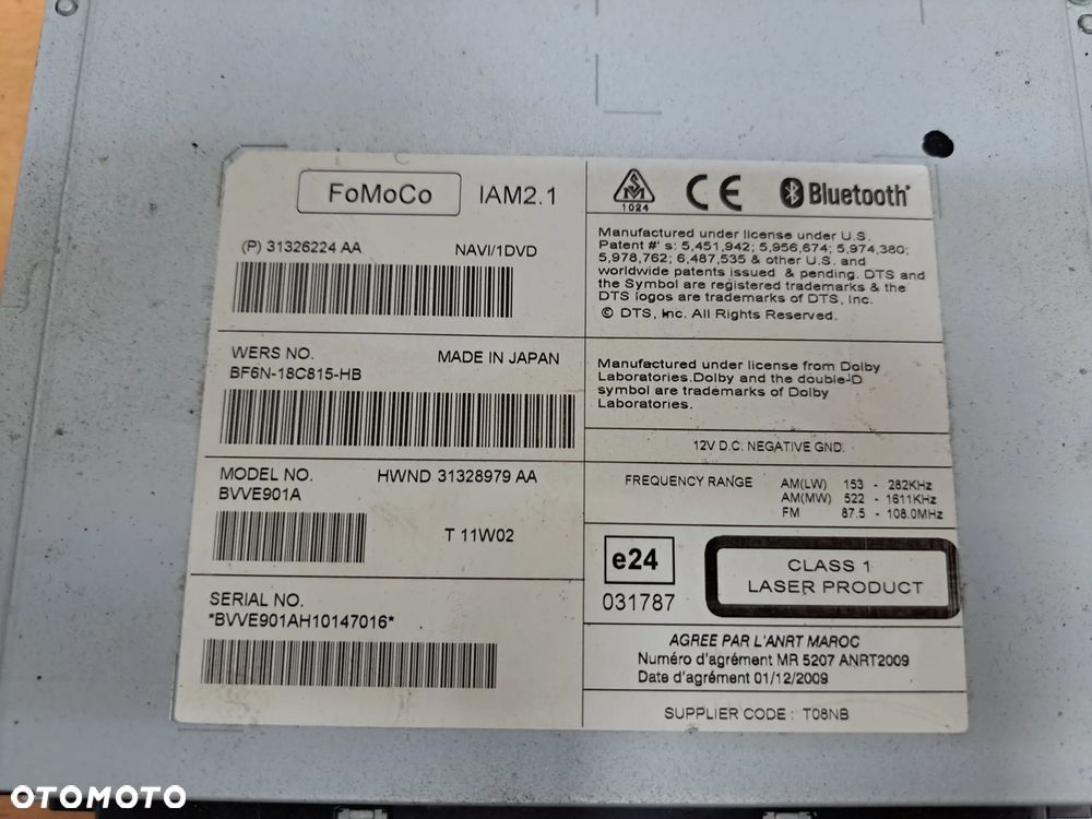 RADIO NAWIGCJA VOLVO XC60 I 31326224AA - 2