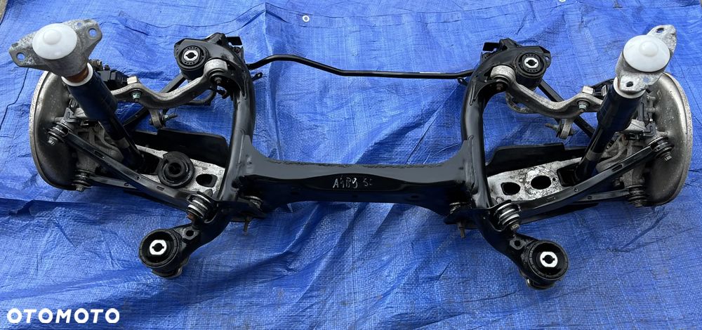 BELKA TYLNA WÓZEK AUDI A4 B9 A5  8W ZAWIESZENIE  KOMPLET 8W0505235AP KOMPLETNE ZAWIESZENIE TYŁ A4 B9 SANKI - 1