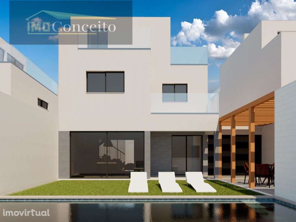 Moradia T4| em Projeto| com Piscina| Garagem| Urbanização| Encosta ... - Grande imagem: 2/18